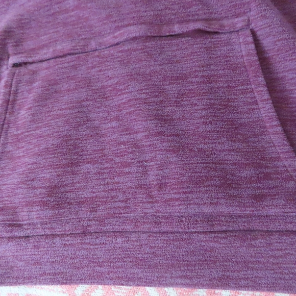 Coalatree Evolution Unisex Medium Hoodie Fleece Pullover Eco-friendly Burgundy - Picture 2 of 6